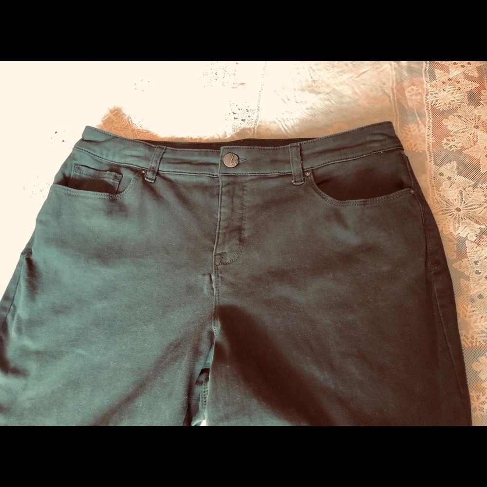 Curvy Skinny Jeans Style & Co. 12, Dk Army Green